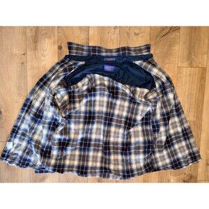 Vintage Pendleton Men's Plaid Heavy Wool Shirt Top Shacket Virgin Wool LARGE